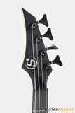 S by Solar AB4.4C-E Carbon Black Bass Guitar