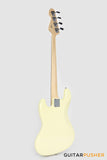 Vintage VJ74 Maple Board Reissued 4-String Bass Guitar - Vintage White