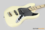 Vintage VJ74 Maple Board Reissued 4-String Bass Guitar - Vintage White